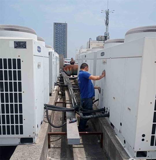 乐都中央空调制热和不制冷系统维修方法